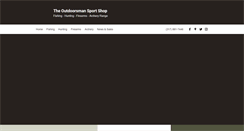 Desktop Screenshot of outdoorsmansportshop.com